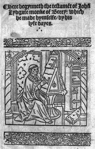 ジョン・リドゲートの机で、1515年頃